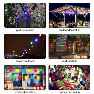 LED户外灯 - HCP085  G50四色户外灯串